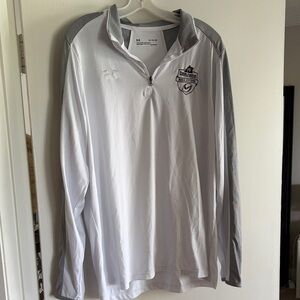 Under Armour Men's Long Sleeve Shirt - White and Gray